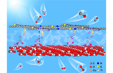 Alkyl-linked TiO2@COF heterostructure facilitating photocatalytic CO2 reduction by targeted electron transport 2024.100453